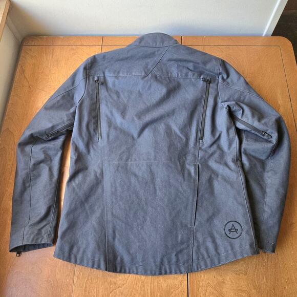 Aether Mojave Men's Canvas Motorcycle Jacket Graphite Gray Size XL - Picture 3 of 11